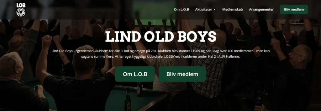 Lind Old Boys Forside